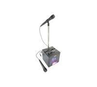 Party Light & Sound - Party-SINGTOGETHER - Set de karaoké sur Batterie avec 2 micros et Un Support - Noir