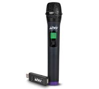 Party Sound & Light Système de microphone à main sans fil DWM-USB écran digital UHF via USB