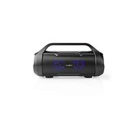 NEDIS Enceinte sans fil Bluetooth® Party Boombox autonomie 6 hrs 60 Watt Lecture multimédia: Micro SD USB IPX5 Noir