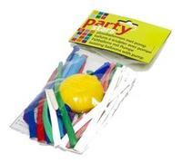 Party Stars ballons avec pompe junior 30 cm en caoutchouc 13 pièces Multicolor G