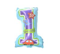 PARTY TIME Ballon gonflable bleu 1er anniversaire - BLF5795