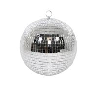 PARTY TIME Boule à Facettes 20 cm en Verre Décoration Disco Multicolore