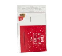 PARTY TIME, DI2893, Boite Cadeau Pliable Noel 27x13x20cm, Emballage Cadeau Fête et Événement, Rouge, Marron, Vert, Papier, Accessoires pour Petits et Grands, Dimensions: 20x27x13cm