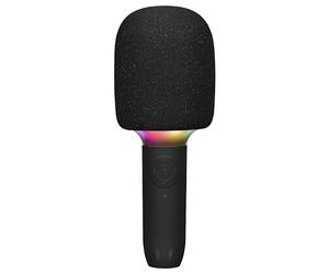 PARTY TIME - HT0151 Lot de 2 Enceintes Karaoke Boule Disco avec Micro, Ambiance Festive, Sonorité de Qualité, Facile à Utiliser, connectivité Bluetooth, Design Portable et Robuste