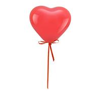 PARTY TIME KB6348 Lot de 2 ballons en forme de cœur Rouge