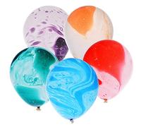 PARTY TIME KB9106 Lot de 5 ballons marbrés Multicolore