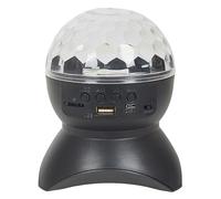 PARTY TIME - LA10481 Enceinte sans Fil Disco - Accessoires pour Événements - Design Original - Qualité Audio Supérieure - Facile d'entretien - Plastique ABS - Couleur Noir