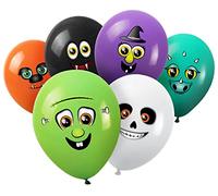 PARTY TIME Lot de 6 Ballons Monstres - Faites-Le Vous-même (6 Motifs)
