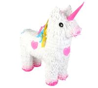 PARTY TIME Piñata Licorne Décoration Suspendue Fête 41x48 cm Blanc