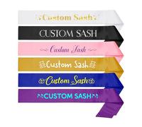 Party to Be Echarpe Personnalisée Double-Layered en Polyester pour Mariage Anniversaire EVJF Baby Shower