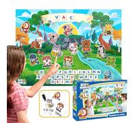 Party town Big Minds - Découvre Les Lettres | Jeux Educatif 4 Ans Montessori | Jouet Enfant pour Apprendre Les Lettres Et L’Alphabet | Jeu Montessori 4 Ans avec Guide Pédagogique Et 51 Pièces