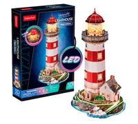 Party Town - Led Lighthouse | Puzzle 3d | Models to Build Adults and Children | Models to Assemble | Adult Crafts |