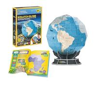 Party Town pour National Gehgraphic Puzzle 3D Mappemonde Globe - Puzzle 3D Enfant +8 Ans | Globe Terrestre Enfant 32 Pièces | Maquette À Monter | Facile À Assembler