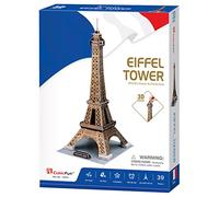 Party town Puzzle 3D Tour Eiffel, 39 pièces, Carton, Puzzle 3D, Moderne, Puzzles 3D Paris, Puzzles pour Adultes et Enfants, C044H
