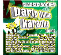 Party TYME Karaoke – Classic Rock 3 – CD+G (16 titres)