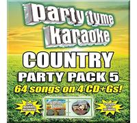 Party Tyme Karaoke - Country Party Pack 5 [4 Cd][64-Song Party Pack]