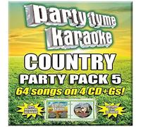 Party Tyme Karaoke - Country Party Pack 5 [4 Cd][64-Song Party Pack]