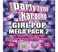 Party Tyme Karaoke – Party Tyme Girl Pop Mega Pack 2 (64+64 titres) – CD