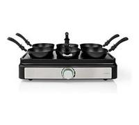 Party Wok Set | Nedis | FCRA310FBK6 |Aluminium / Noir Noir G