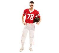 Mom Rugby Player Man Costume Rouge M-L