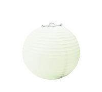 PartyCube, Blanc Lot de 3 décorations lanterne ronde papier (Ø 25 cm), 34040