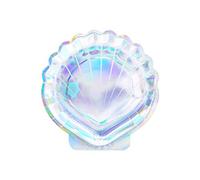 PartyDeco Assiettes en forme de coquillage iridescentes – Iridescent Mermaid