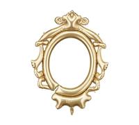 PartyDeco - Ballon Aluminium Cadre Photo Baroque 78X95CM Or