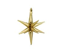 PartyDeco - Ballon Aluminium ÉTOILE 3D 70CM Or