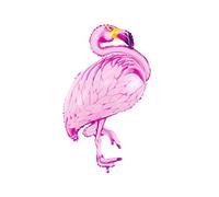 PartyDeco - Ballon en Mylar en forme de flamant rose, couleur FB32-081