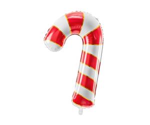 PartyDeco Ballon géant en aluminium sucre d'orge 50 x 82 cm décoration Noël