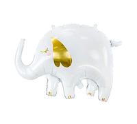 PartyDeco Ballon à l'hélium en aluminium Éléphant 83×58 cm – 1er anniversaire