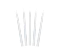 PartyDeco bougies coniques bougies coniques ensemble de centres de table blancs longue bougie pour mariages, fêtes d'anniversaire, bougeoir de Noël bougie décorative