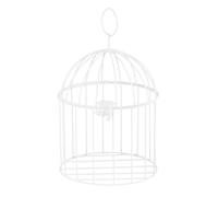 PartyDeco Cage décorative blanche pour événements, mariage, baptême, communion, Saint-Valentin, fiançailles, décoration de maison, décoration de table, réutilisable