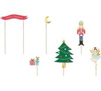 PartyDeco Casse-Croûte, Mix, 8,5-19cm, Cupcake, Multicolore, Unisexe, Noël, Nutcracker, 6 pièce(s)
