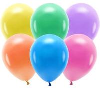 PartyDeco ECO30P-000-10, Ballon jouet, Latex, Différentes couleurs, Couleur unie, Fête, Universel