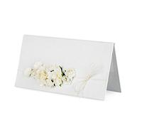 PartyDeco- Pochette Cadeau, ENKP4, Blanc, 10.5 x 19.5 cm