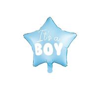 PartyDeco Ballon métallisé Étoile bleue 18" C'est un enfant