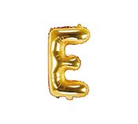 Partydeco FB2M-E-019 Ballon Mylar en forme de lettre et or 35 cm anniversaire adulte enfant couleur