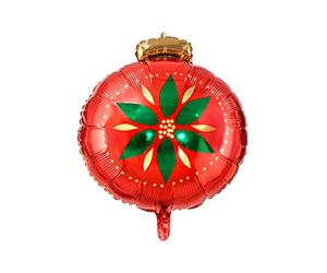 PartyDeco Feuille Ballon Bombka pour Hel Ballon Noël Décoration Tenture Noël Arbre