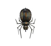 PartyDeco Film ballon araignée noir avec impression dorée Décoration d'Halloween à suspendre