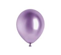 PartyDeco® Glossy Ballon 30 cm - Ballons en latex brillant pour anniversaire, mariage, guirlande de ballons, fête prénatale et décoration d'événements (violet)