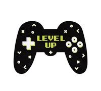 PartyDeco Serviettes de table Lot de 12 pour gamer en papier Noir