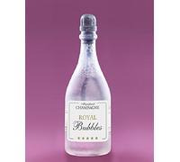 PartyDeco Lot de 24 Bulles de Savon en Forme de Bouteille de Champagne, Marque-Places de Mariage invités de réception