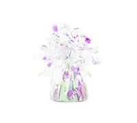 PartyDeco - Lot de 4 poids pour ballons hélium, couleur irisée, 130 g, CZ1-017