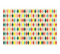 PartyDeco - Nappe Papier Losanges 180X120CM Multicolore