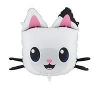 PartyDeco Ballon gonflable Pandy Pattes (panda) 65 x 57 cm – Gabby's Dollhouse – Réutilisable