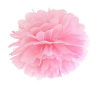 PartyDeco - Pompon Mixte Adulte 35 cm Ø Rose 35 cm