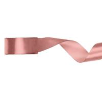 PartyDeco Ruban cadeau en satin or rose 25 m x 25 mm de large