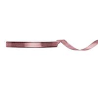 PartyDeco Ruban cadeau en satin vieux rose foncé 25 m 6 mm de large