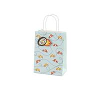 PartyDeco - Sac Cadeau Voiture ÉTIQUETTE Roue FEU 10.5X18X25CM